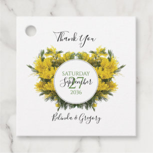 ワトル素朴・ア結婚カシアの贈り物 フェイバータグ