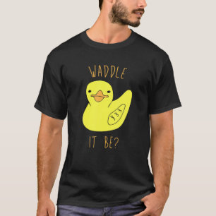 ワドルか？ベビーシャワージェンダーリビールパーティー- T Tシャツ