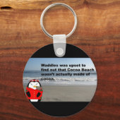 ワドルズアットココアビーチキーリング キーホルダー (正面)