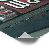 ワドルズレストランポートランドオレゴン ポスター (角)