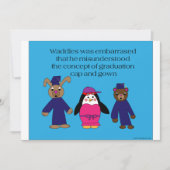 ワドルズ卒業ミス招待状 招待状 (正面)