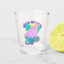 ワナおもしろいナベ90年代バチェロレッテ ショットグラス