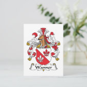 ワナー家紋 ポストカード (スタンド正面)