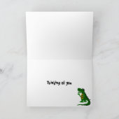 ワニおもしろいに話しかけるワニ カード (内部)