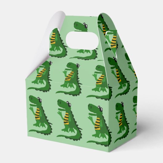 ワニおもしろいグボックス フェイバーボックス (正面サイド)