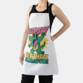 ワニおもしろいゲーター恋人と誕生日ワニ エプロン (インサイチュ)
