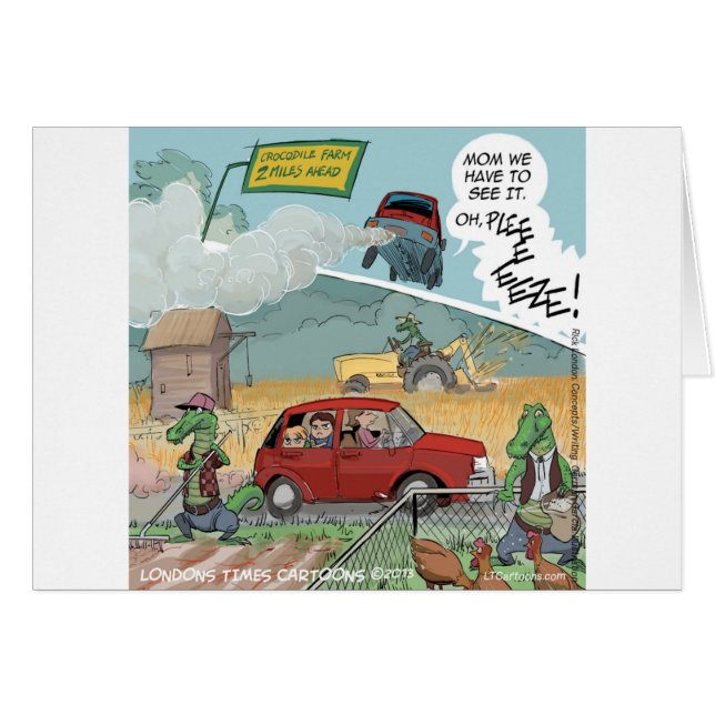 ワニおもしろいルファーム (正面横)