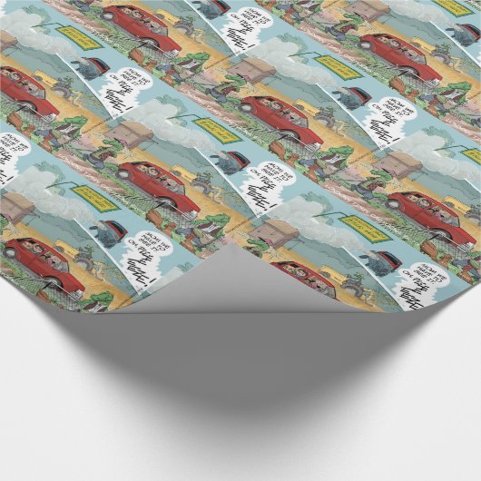ワニおもしろいルファーム ラッピングペーパー (角)