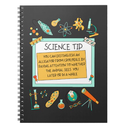 ワニおもしろいワニのワニ科学 ノートブック (正面)