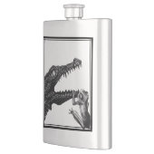 ワニおよびカエル フラスク (左)