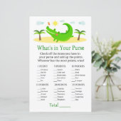 ワニお財布ゲームのベビーシャワーに何がある (スタンド正面)