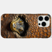 ワニが肌を刺す Case-Mate iPhoneケース (裏面 (横))
