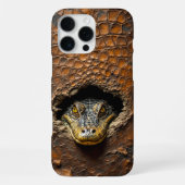 ワニが肌を刺す iPhoneケース (裏面)