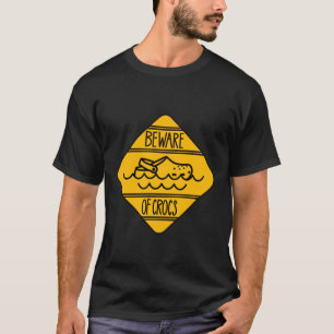 ワニに注意 オーバーサイズ Tシャツ