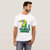 ワニに笑うな Tシャツ (正面フル)