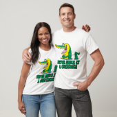 ワニに笑うな Tシャツ (ユニセックス)