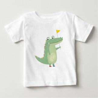 ワニのキッズTシャツ ベビーTシャツ