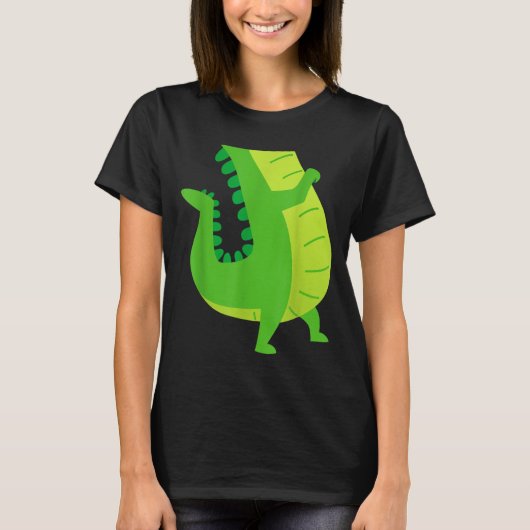 ワニのコスチューム - アリゲーター クロコダイル 動物園 動物好き Tシャツ (正面)