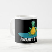 ワニのコーヒーマグ コーヒーマグカップ (正面左)