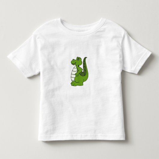 ワニのトドラーTシャツ トドラーTシャツ (正面)