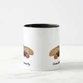 ワニのビワハゴロモ(Cathedraのserrata) マグカップ (中央)