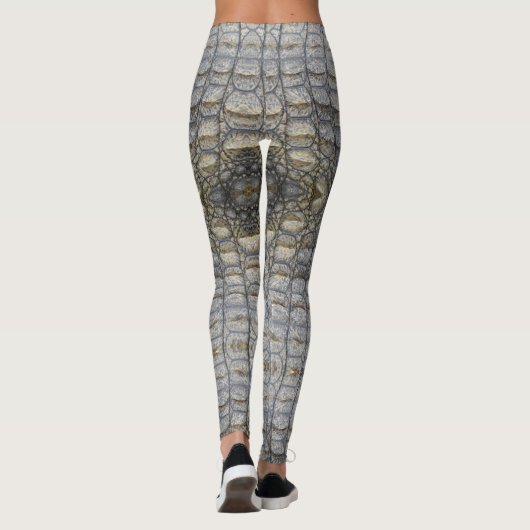 ワニのプリント レギンス (裏面)