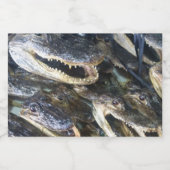 ワニのボトルラベル スパークリングワインラベル (シングルラベル)