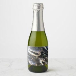ワニのボトルラベル スパークリングワインラベル