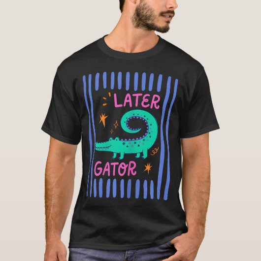 ワニの先生サマー 最終授業ラストデー Tシャツ (正面)