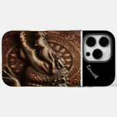 ワニの古代の抱擁 Case-Mate iPhoneケース (裏面 (横))