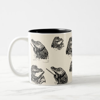 ワニの巨匠のマグ ツートーンマグカップ