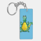 ワニの抱擁 キーホルダー (正面左)