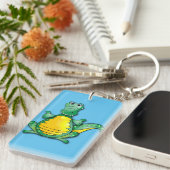 ワニの抱擁 キーホルダー (正面右)