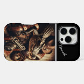 ワニの旅行グッズ iPhoneケース (裏面横)