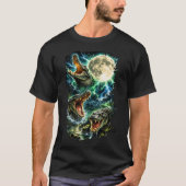 ワニの月Tシャツ Tシャツ (正面)