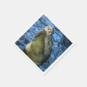 ワニの歯の水 スタンダードカクテルナプキン (角)