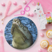 ワニの歯の水 ペーパープレート (パーティー)