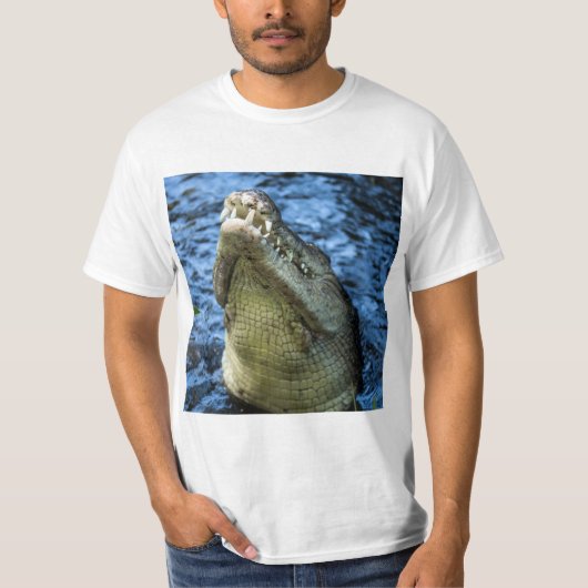 ワニの歯の水 Tシャツ (正面)