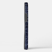 ワニの海軍フェイク革パーソナライズされた名 Case-Mate iPhoneケース (裏面 / 右)