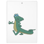 ワニの漫画 クリップボード (裏面)