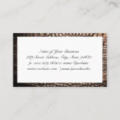 ワニの皮縁ど 名刺 (裏面)