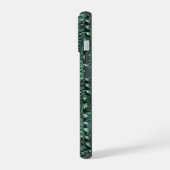 ワニの皮膚パターン iPhone 15ケース (左側面)