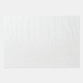 ワニの皮膚プリントの3色 ラッピングペーパーシート (正面)