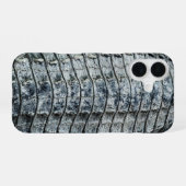 ワニの皮 iPhone 16ケース (裏面横)