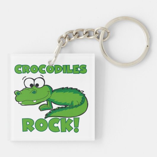 ワニの石 キーホルダー (裏面)