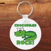 ワニの石 キーホルダー (正面)