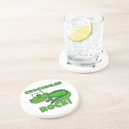 ワニの石 コースター (側面)