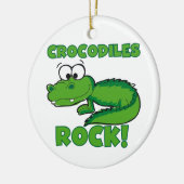 ワニの石 セラミックオーナメント (左)