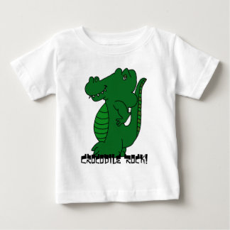ワニの石! 幼児のTシャツ ベビーTシャツ
