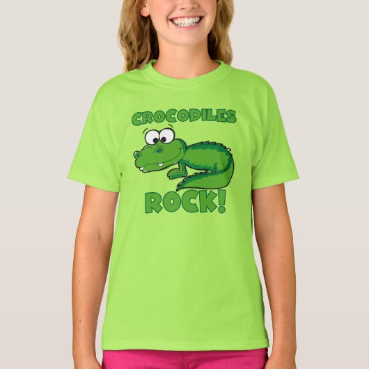 ワニの石 Tシャツ (正面)